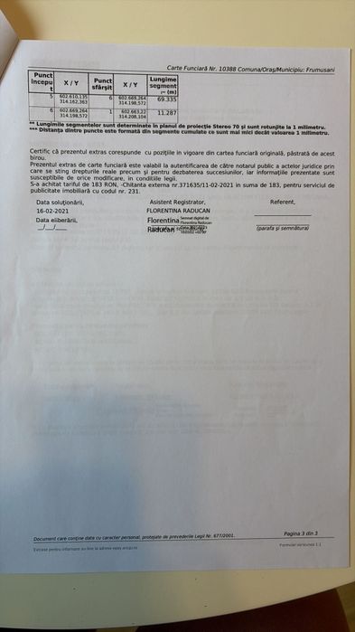 Teren 720 mp intravilan construibil str asfaltata