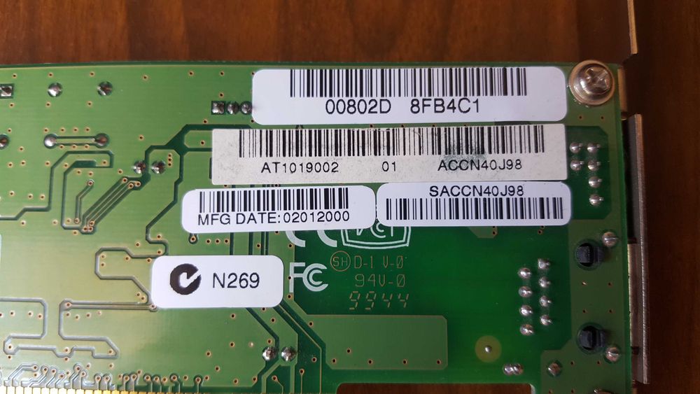 Network Adapter Card GTS FC515 9945H, ISA LAN