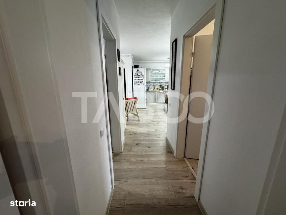 Apartament cu 3 camere 64 mp 2 bai 2 parcari gradina 63 mp boxa Sibiu