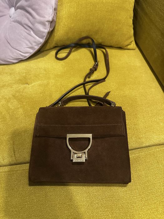 Coccinelle Arlettis чанта от естествен велур