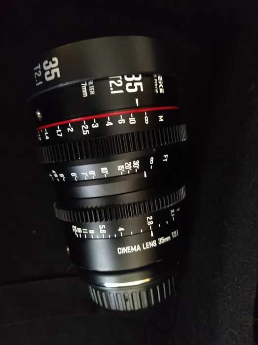 Meike S35 Prime EF 35, 50, 75 - 3бр. кино обективи