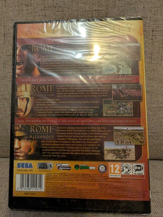 Joc PC "Rome: Total War", editie Anthology [NOU] / Gold [FOLOSIT]