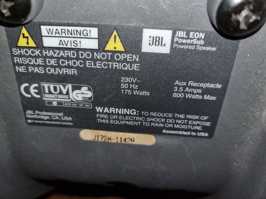 Boxe Jbl eon 15 de vanzare