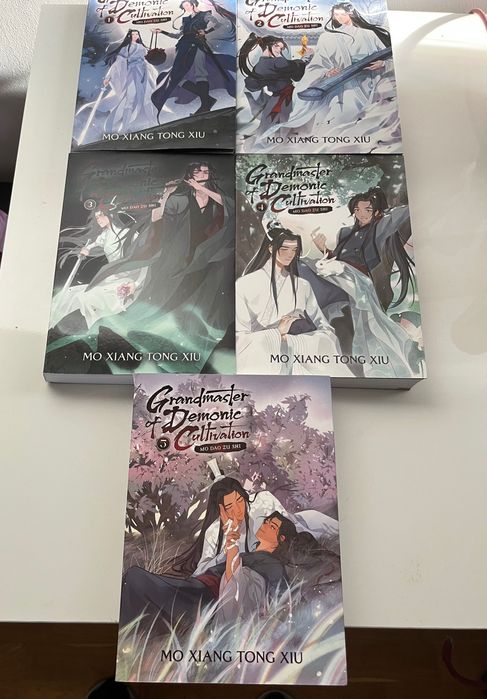 Книги Grandmaster of demonic cultivation Vol 1-5 Mo Xiang Tong Xiu