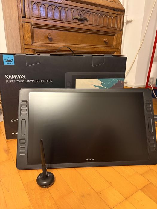 Tableta grafica Kamvas Pro 20, rezolutie 5080 lpi, dimensiune 434.88 x 238.68 mm