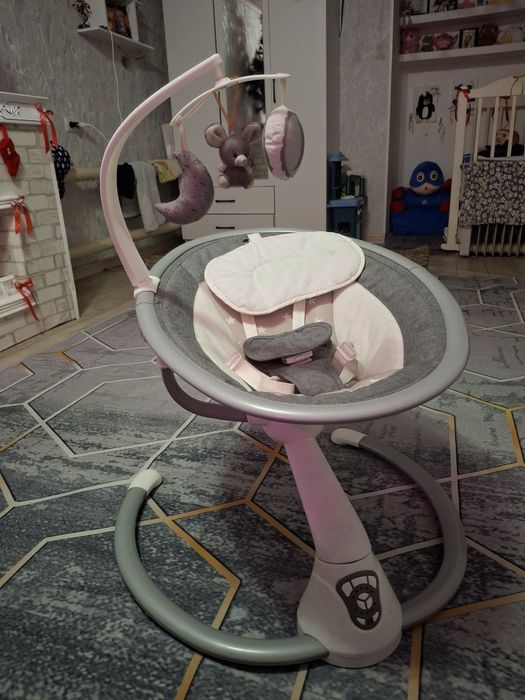 Шезлонг самокачающий детский