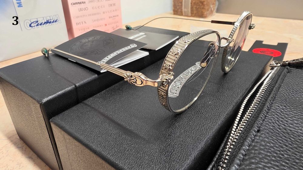 CHROME HEARDS и CARTIER рамки за диоптрични или слънчеви стъкла.
