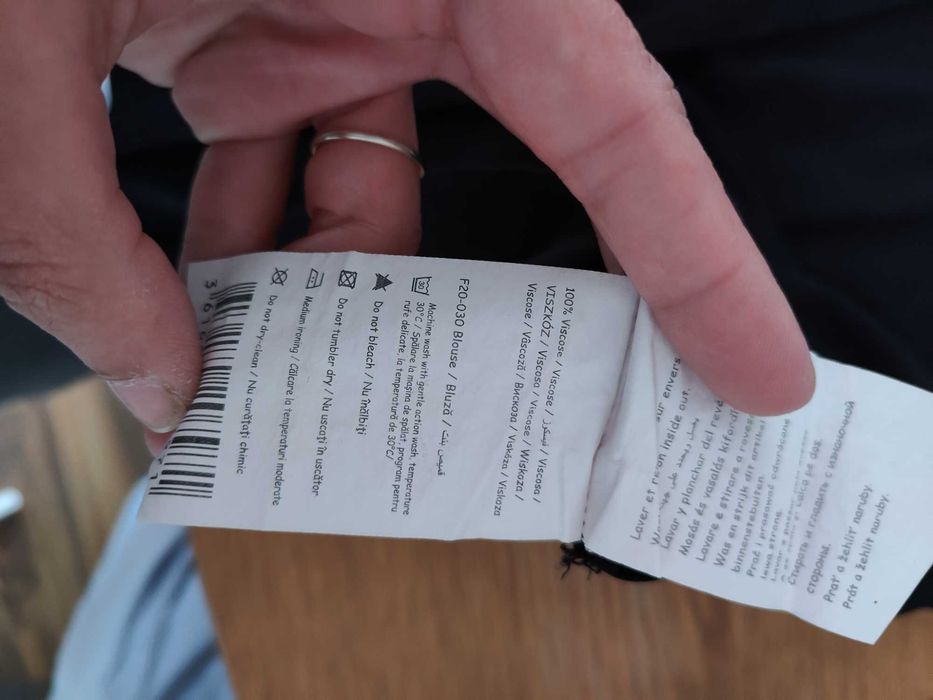 Cămașă damă neagră Camaïeu, mărimea 42 / XL
