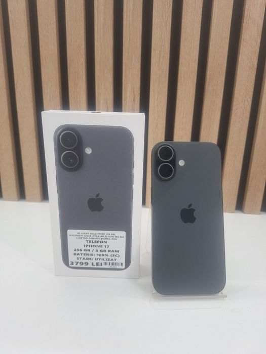 IPhone 17 256Gb 100% Baterie 3 Cicluri Garantie/Factura #61621