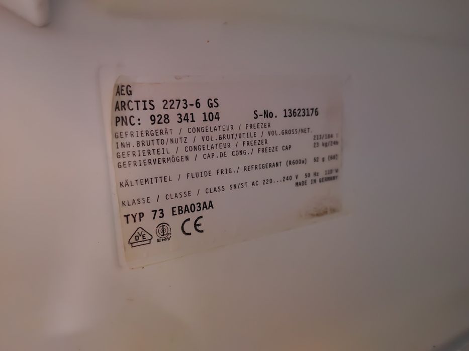 Фризер AEG ARCTIS 2273-6 GS