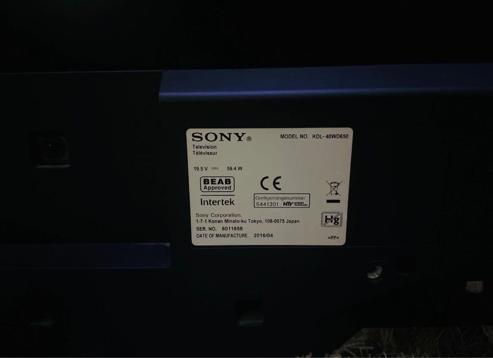 Smart TV Sony Bravia - 102 cm - KDL-40WD650