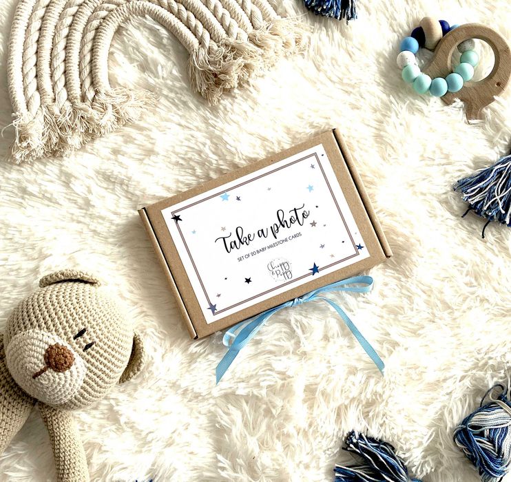 Персонализирани бебешки фото карти, Персонализирани бебешки месечинки