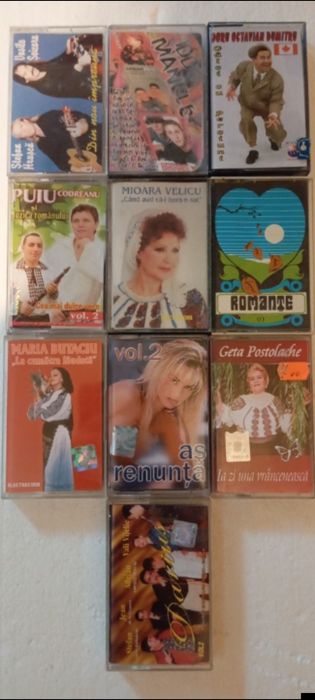 Vand loturi casete audio si cd uri cu manele populara dance