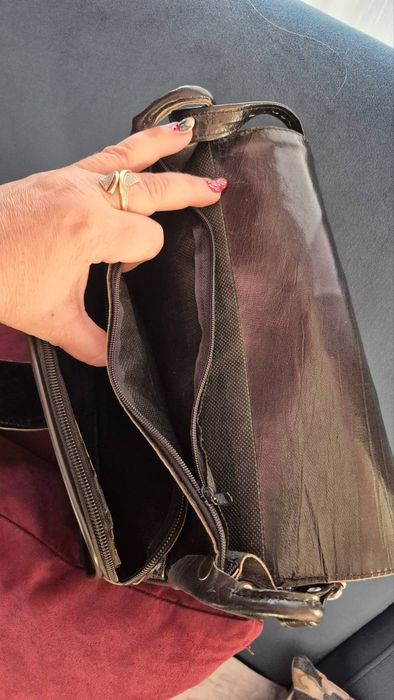 Дамска чанта от камилска кожа