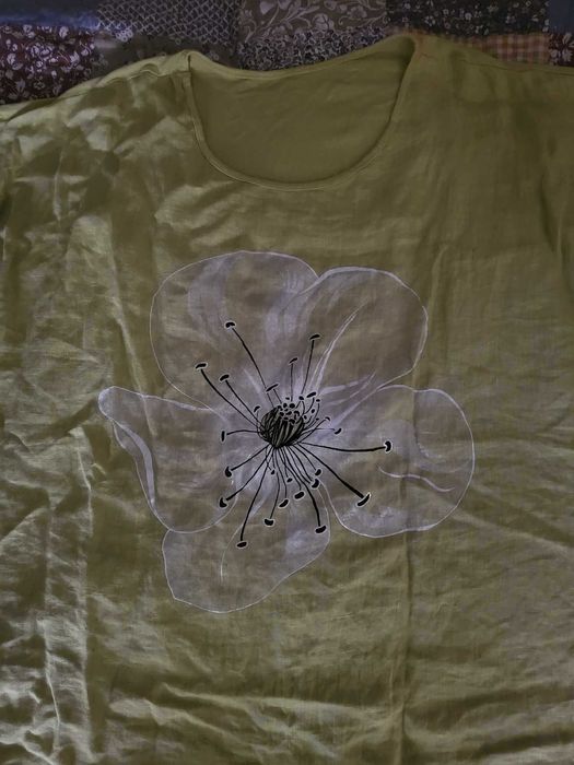 Страхотна ленена блуза