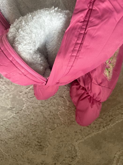 Розов космонавт за момиче 6-12 месеца