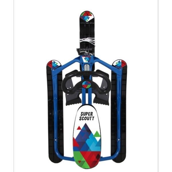 Зимна шейна с предни и задни ски