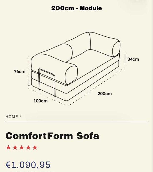 Нов диван Teddy sofa