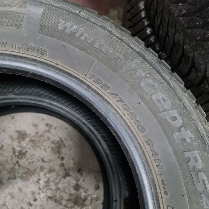 2x 195/70/16 M+S HANKOOK 6MM Stare impecabila