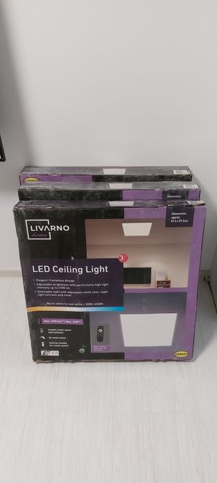 Vand plafoniera led cu telecomanda Livarno [LIDL]