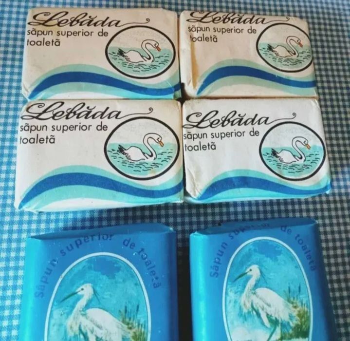 Săpun Romanesc vechi Egreta, Lebada,produse in Comunism, Apollo Galati