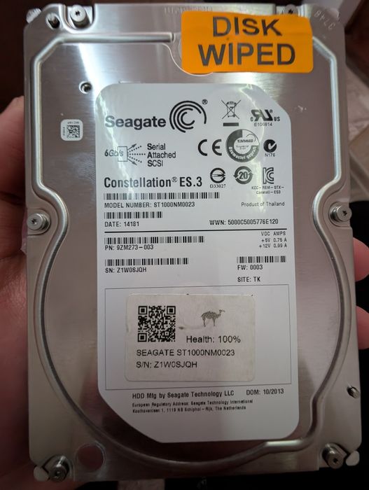 Hard disk Server SAS Seagate 1tb 3.5 inch