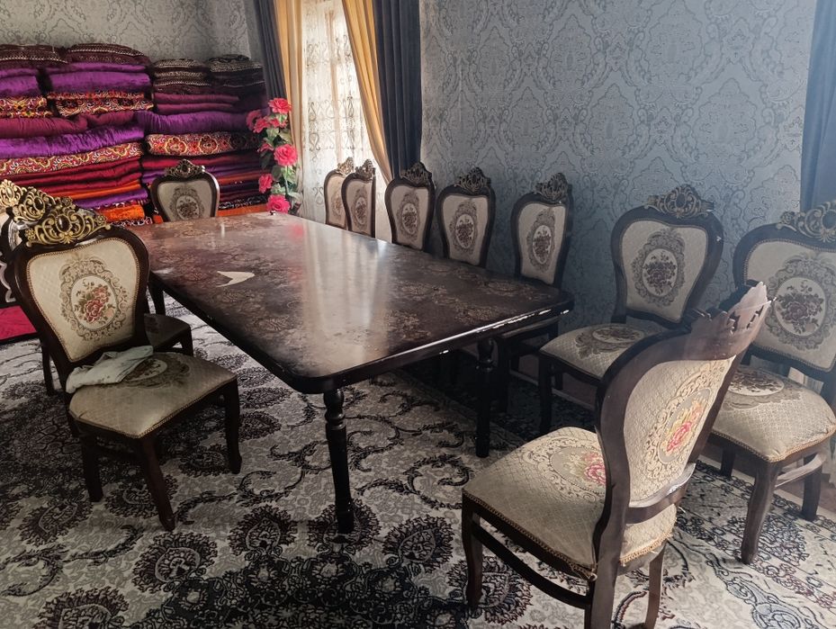 Stol stul 12 kishilik