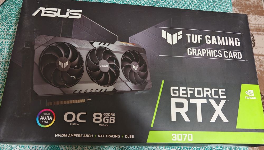 Продам видеокарту Asus 3070