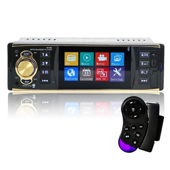 Мултимедия 1 дин видео авторадио за кола автомобил usb bluetooth cd dv