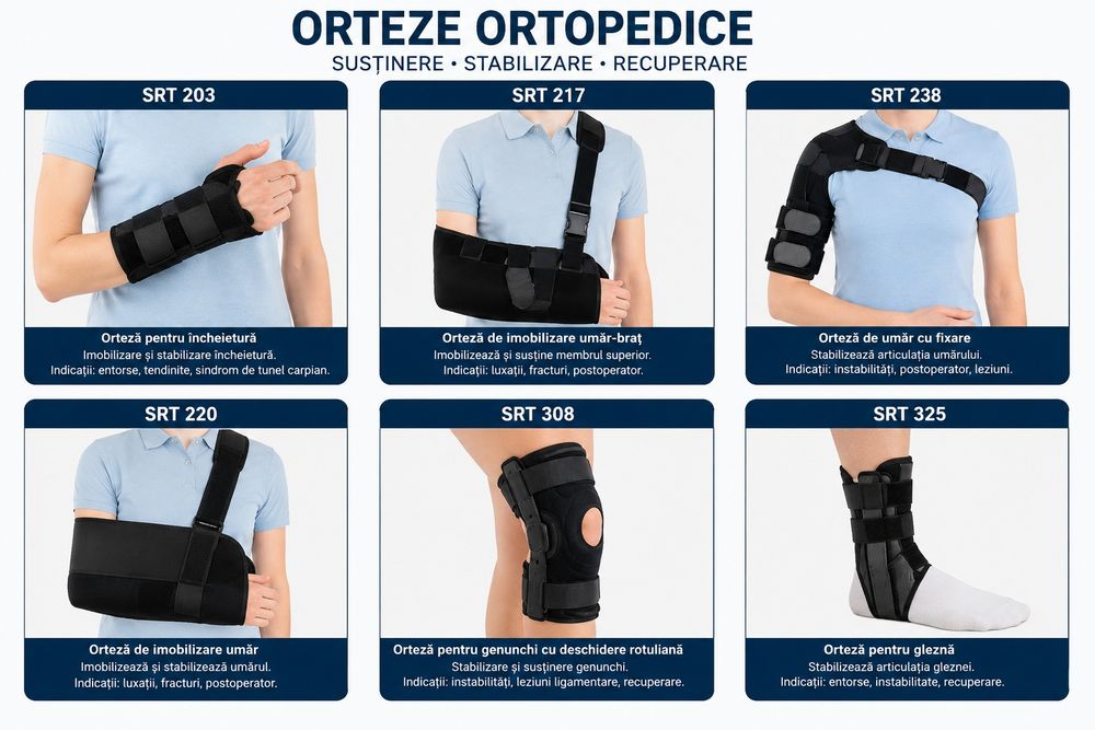 Orteze Ortopedice Medicale – Imobilizare  și Stabilizare Articulații