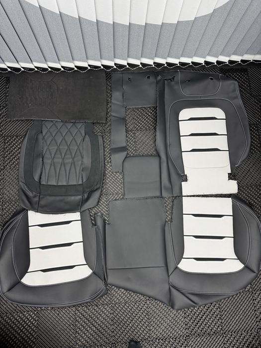 Оригилани нови Mercedes G63 AMG кожени парчета калъфи седалки салон