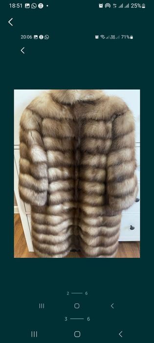 Шуба из меха Куницы