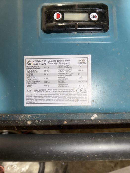 Vand Generator Konner&Sohnen 3000k ks