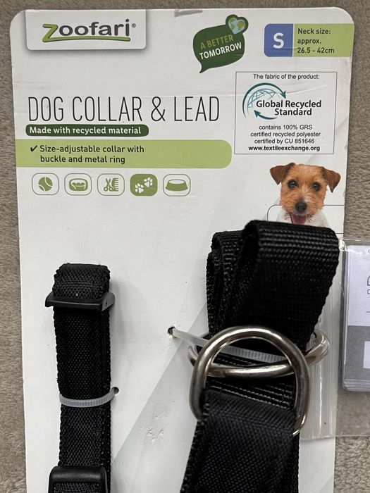 Set zgardă și lesă câini Zoofari mărimea S