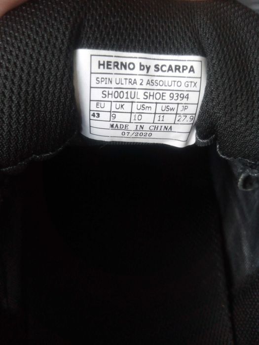 Туристически обувки Scarpa, чисто нови, Gore tex , Vibram, Herno Laminar