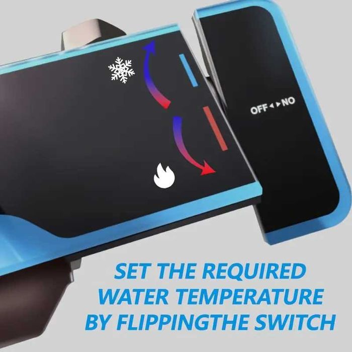 Луксозна Душ система с термостатен смесител 4 функции пиано бутони