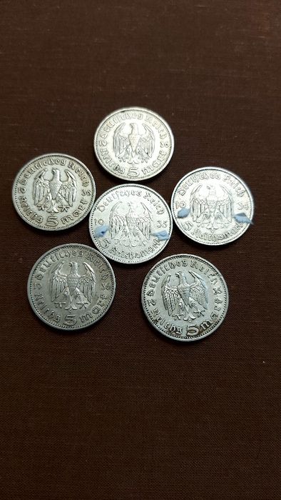 Monede de argint 5 reichsmark