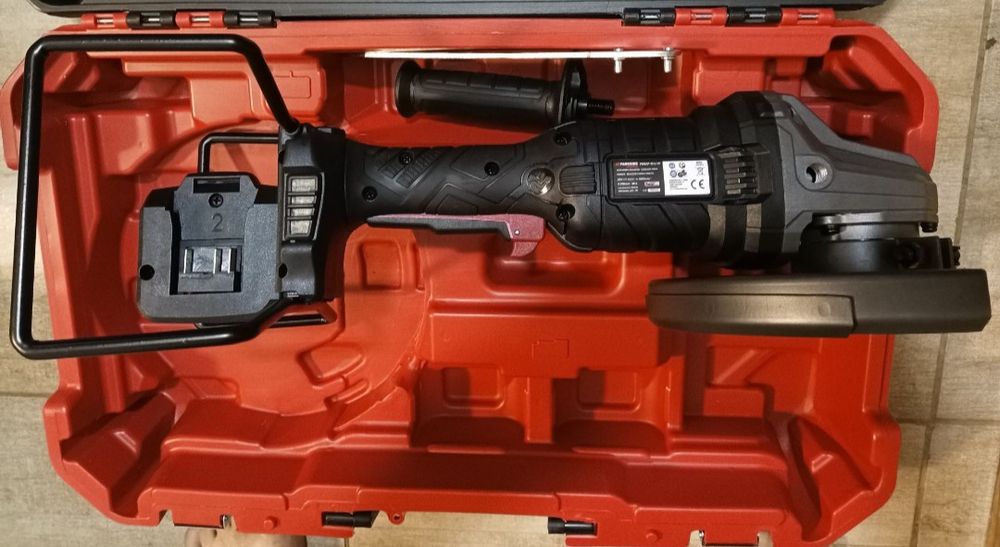 Parkside performance flex 40V polidisc polizor baterie 20V disc 230mm