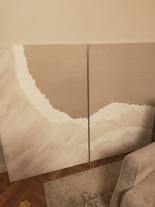 Интерьерная картина из двух панно