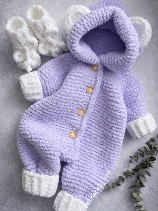 Детский плюшевый комбинезон