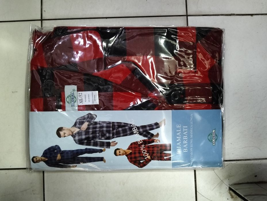 Pijama barbati bumbac 100% Finet,  Global
