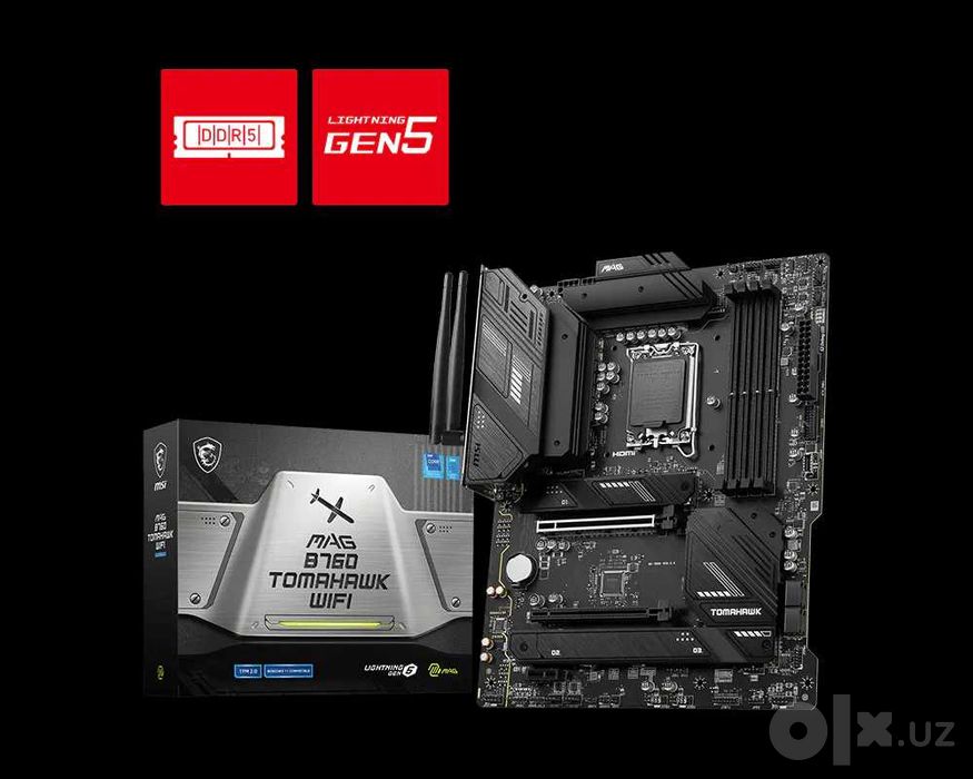 Материнская плата MSI MAG B760 TOMAHAWK WIFI ddr5