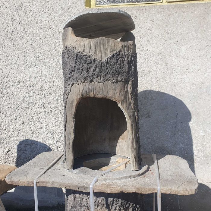 Барбекю от щампован бетон