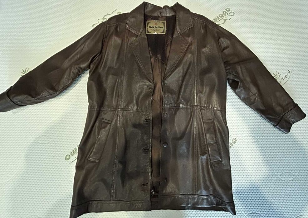 Haina piela dama, maro, marimea 50, putin purtata, Malik Fur House