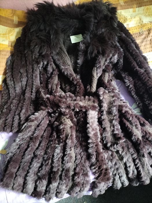 Cardigan blana naturala