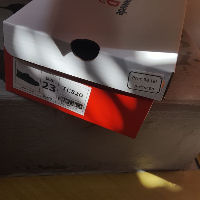 Adidasi negrii 23 apawwa incaltaminte sport