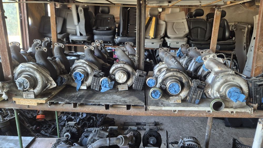 Турбини за двигатели 642 на Мерцедес