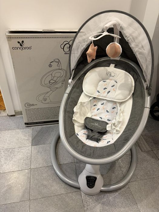 Електрическа люлка Cangaroo- Cloud  touch,розоваt