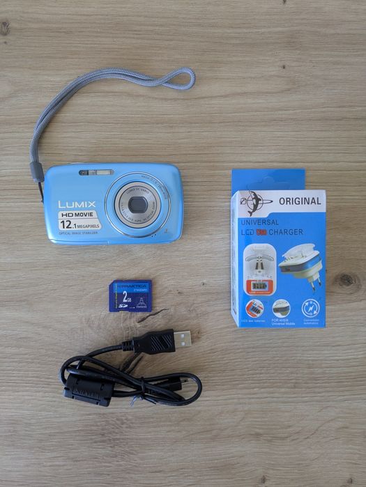 Panasonic Lumix DMC-S1 УНИКАЛНИ СНИМКИ Дигитален Фотоапарат в Отлично състояние