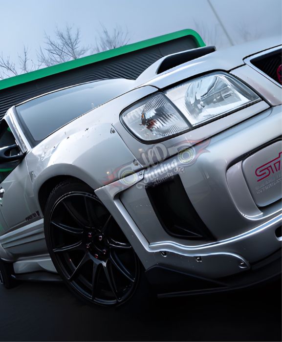 Расширение +35 мм на крылья и STI2m бампера Subaru Forester SF